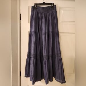 Aerie Deep Blue Maxi Skirt